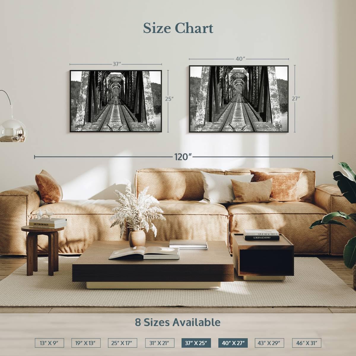 Amazon.com - ElephantStock Old Bridge Wall Art - Horizontal